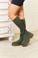 WILD DIVA Footwear Bottes chaussettes hautes à plateforme