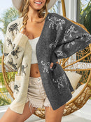 Cardigan ouvert sur le devant avec poches