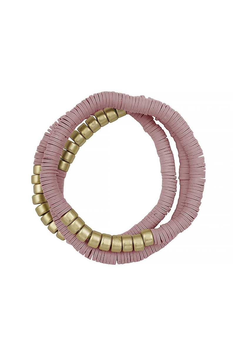 Fashion Bead Stretch Multi Bracelet - AM APPAREL