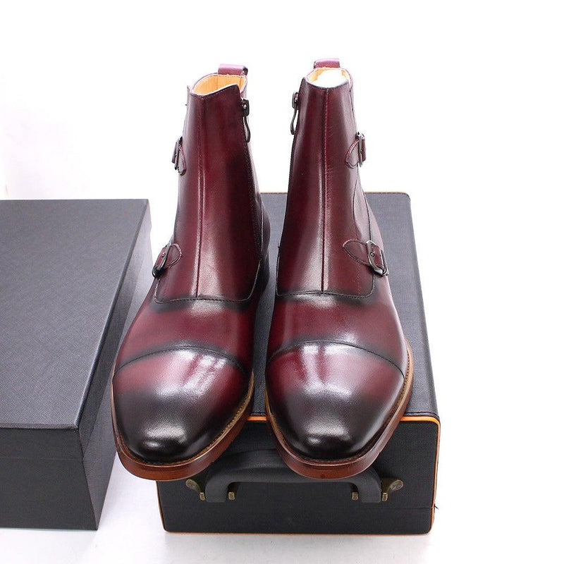 FELIX Men's Leather Mid-Calf Handmade Boots - AM APPAREL