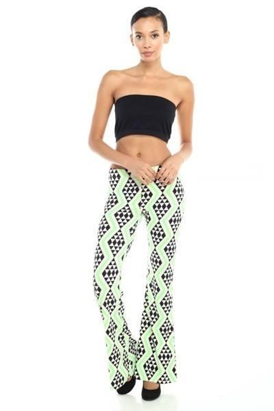 Flare Pants - A Stretch Knit Flare Pants - AM APPAREL