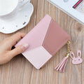 Geometric Women's Cute Pocket Wallet Purse / Card Holder - AM APPAREL