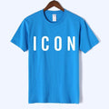 ICON Printed Casual Cotton T-shirt - AM APPAREL