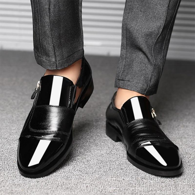 MAZE Men's Classic Business Oxford Shoes - AM APPAREL