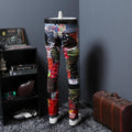 Men's Autumn Patchwork Streetwear Jeans - AM APPAREL