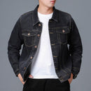 Men's Casual Bomber Vintage Denim Jacket - AM APPAREL