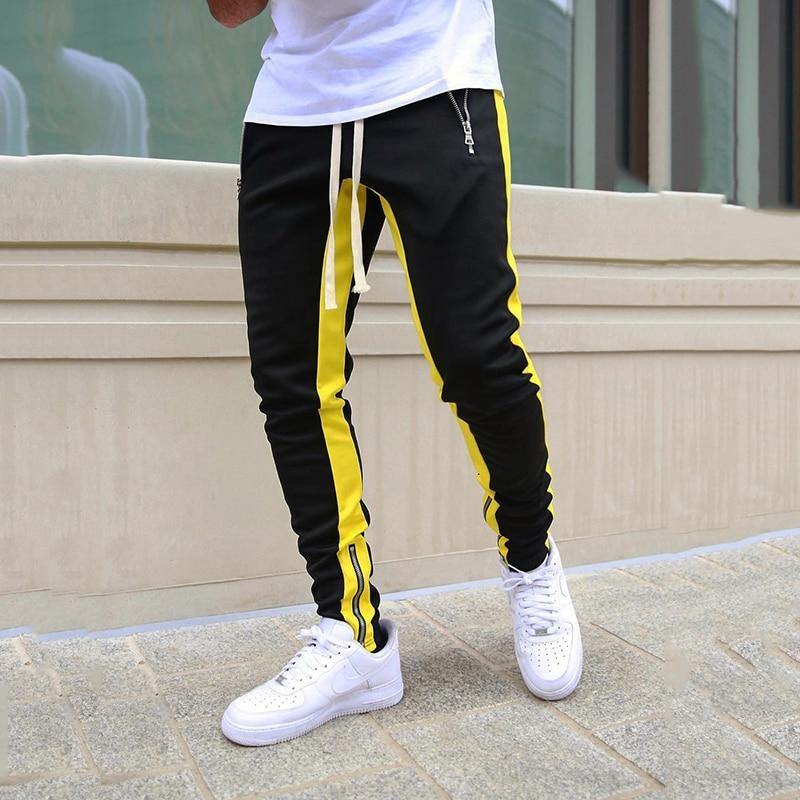 Men's Casual Fitness Stretch Slim Fit Joggers - AM APPAREL