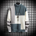 Men's Casual Loose Fit Turtleneck Knitted Pullover - AM APPAREL