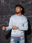 Men's Casual Solid Color O-neck Sweatshirt - AM APPAREL