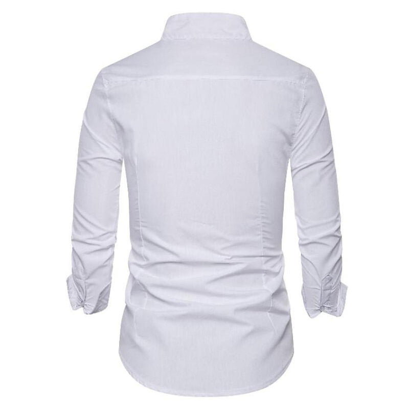 Men's Casual Solid Colored Shirt - AM APPAREL
