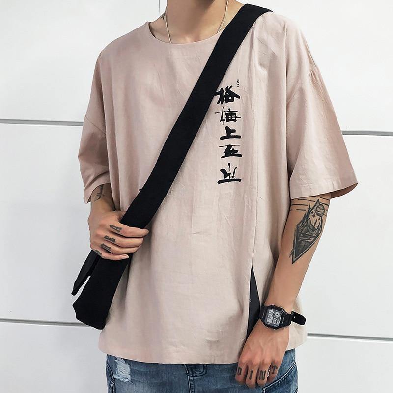 Men's Cotton Fashion Summer Oversized T-shirts - AM APPAREL