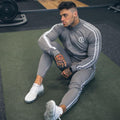 Men's Fashion Embroidered Casual 2 Piece Tracksuit - AM APPAREL