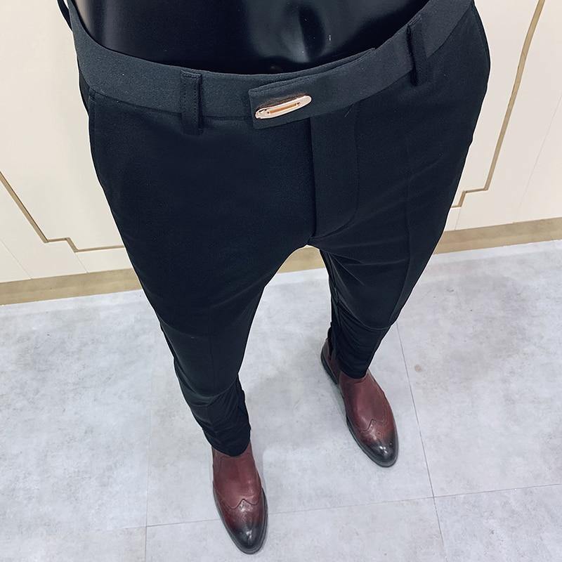 Men's Fashion Formal Slim Fit Formal Pants - AM APPAREL
