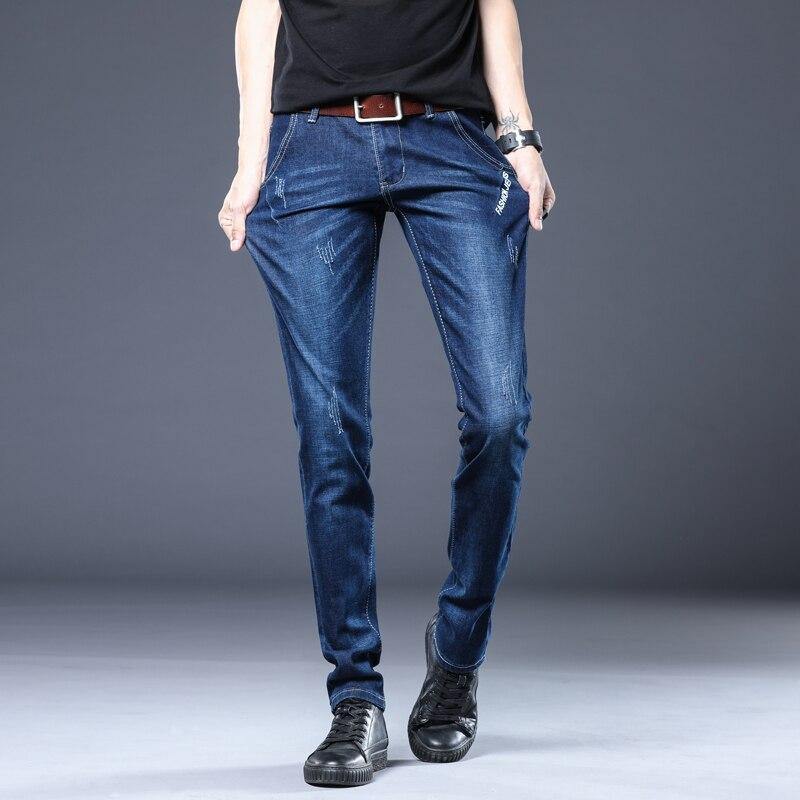 Men's Formal Slim Fit Denim Jeans - AM APPAREL