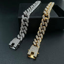 Men's High-Quality Zircon Bling Iced Out Bracelet - AM APPAREL