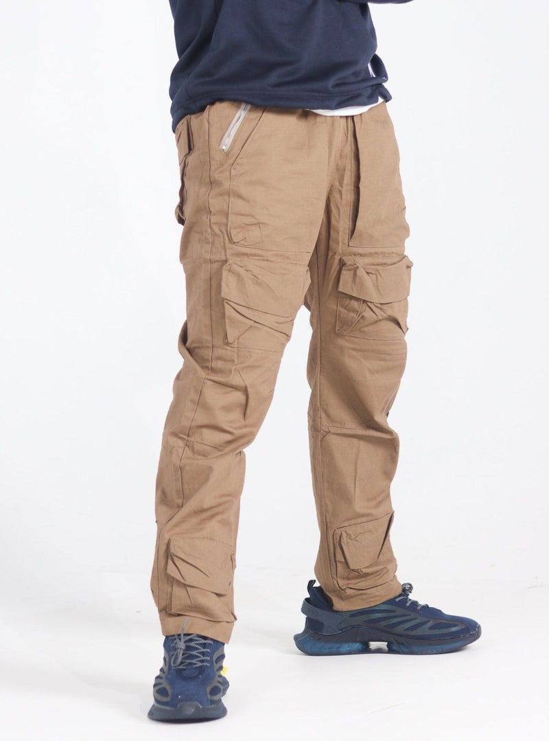 Men's High Street Multi-Pocket Cargo Pants - AM APPAREL