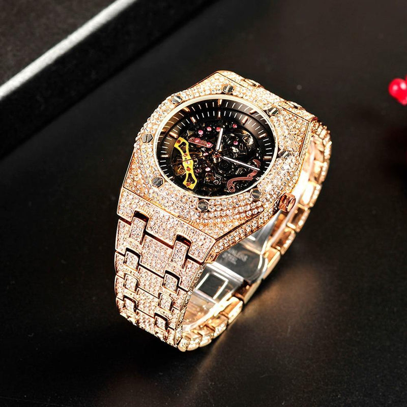 Men's Iced Out Luxury Watch - AM APPAREL