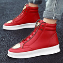Men's Off-Bound Ankle Length High Top Sneakers - AM APPAREL