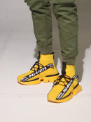 Men's Outdoor Flashy Walking High Top Sneakers - AM APPAREL