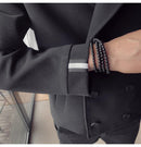 Men's Solid Colored Casual Wool Jacket - AM APPAREL