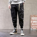 Men's Solid Colored Techwear Cargo Pants - AM APPAREL