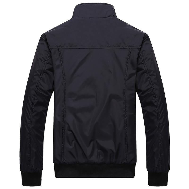 Men's Sportswear Stand Collar Bomber Jackets - AM APPAREL
