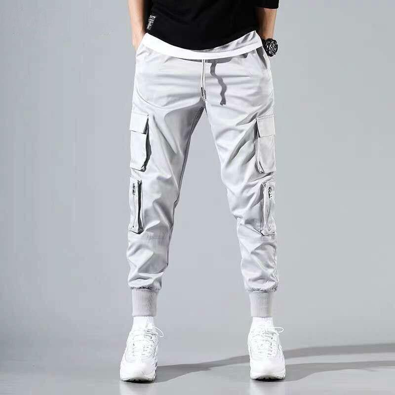 Men's Streetwear Multi Pocket Cargo Pants - AM APPAREL