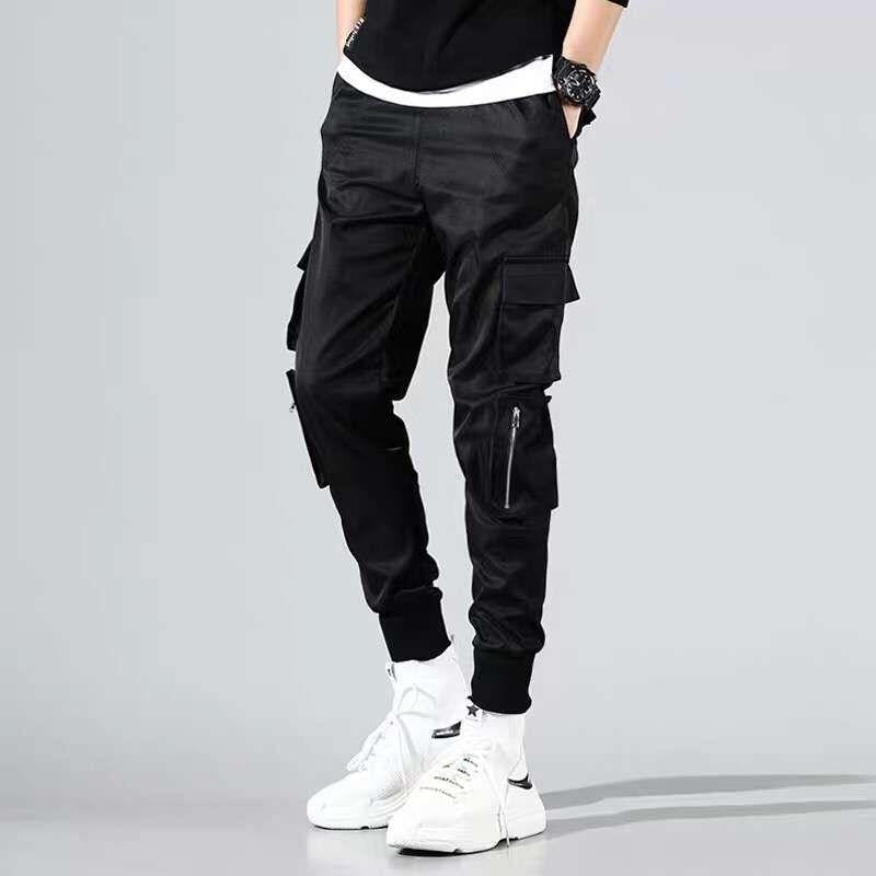 Men's Streetwear Multi Pocket Cargo Pants - AM APPAREL