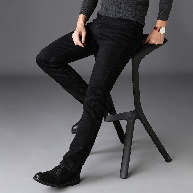 Men's Stretch Denim Straight Jeans - AM APPAREL