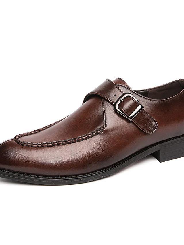 Men's Suede Formal Oxfords Shoes - AM APPAREL