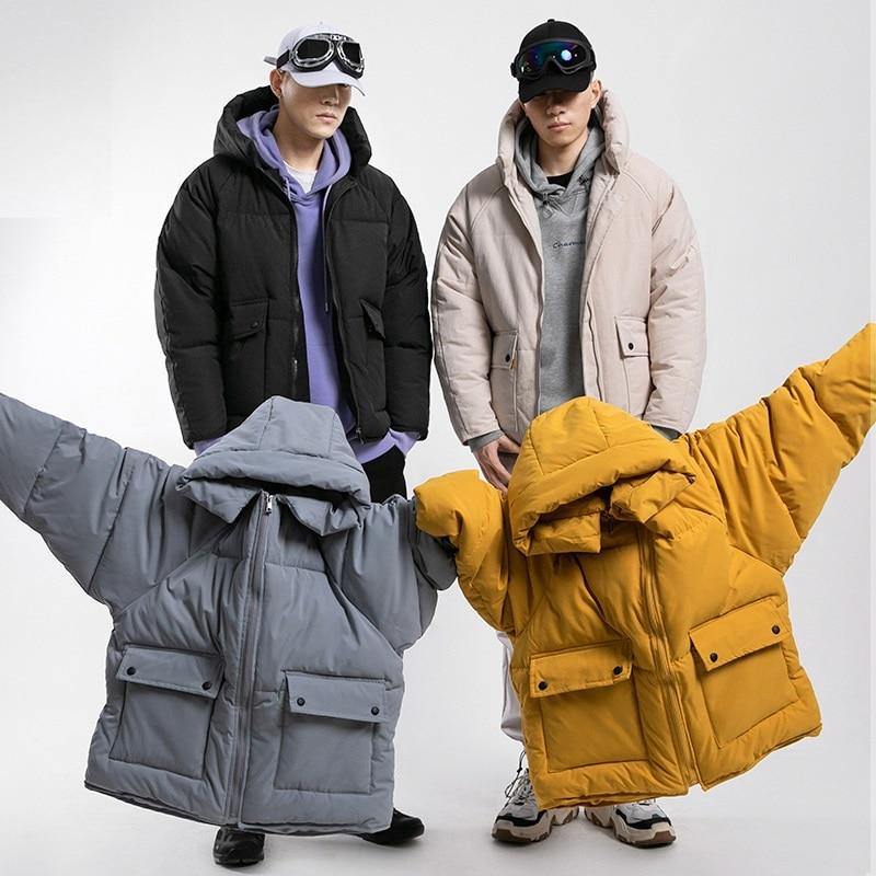 OCRA Men's Winter Warm Parka Jacket - AM APPAREL