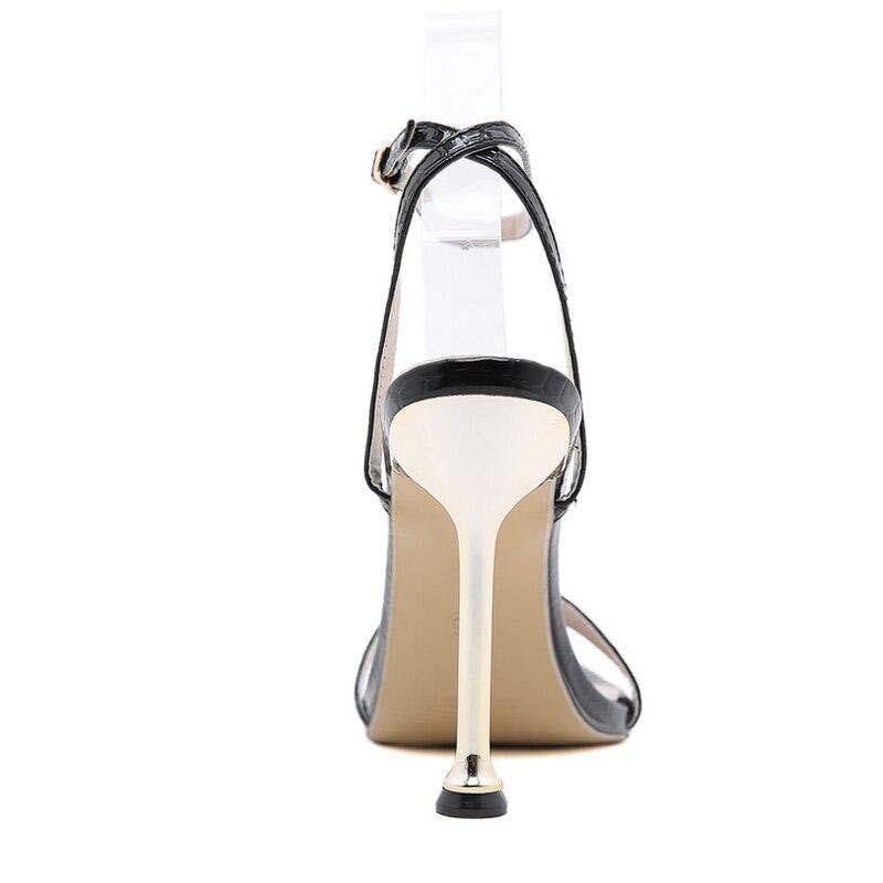Off My Way Ankle Strap High Heels - AM APPAREL