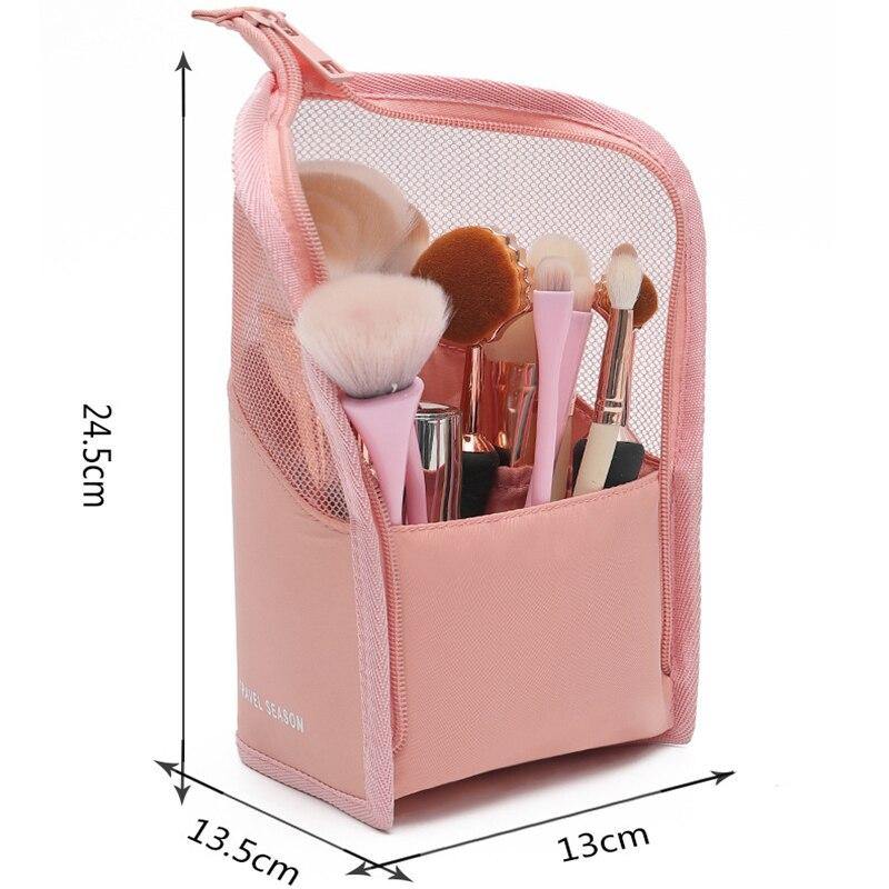 PURDORED Stand Cosmetic Accessories Bag - AM APPAREL