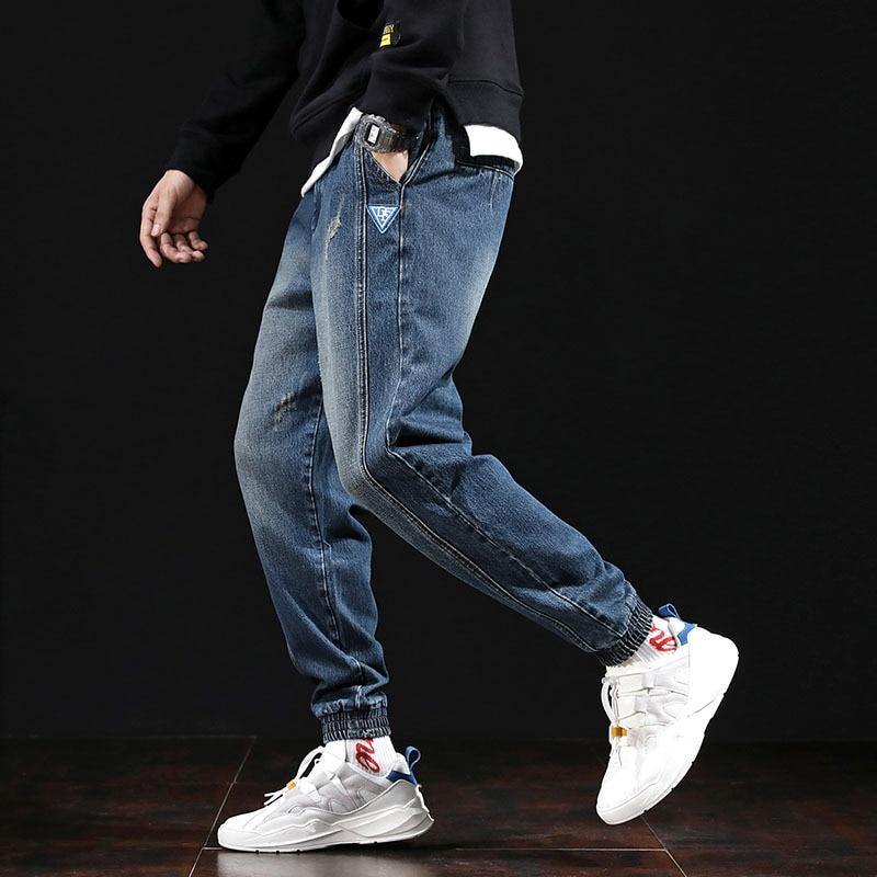 Spring Men's Loose Fit Casual Loose Jeans - AM APPAREL