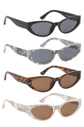 Stylish Oval Cat Eye Design Sunglasses - AM APPAREL