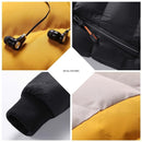 TL Unisex Detachable Hood Multi-Color Puffer Jacket - AM APPAREL