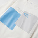 "TRAVEL" Men's Harajuku Letter Color Block Sweatshirt - AM APPAREL