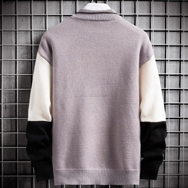 Unisex Casual Patchwork Sweatshirt - AM APPAREL