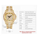 Unisex Iced Out Rhinestone Watch - AM APPAREL