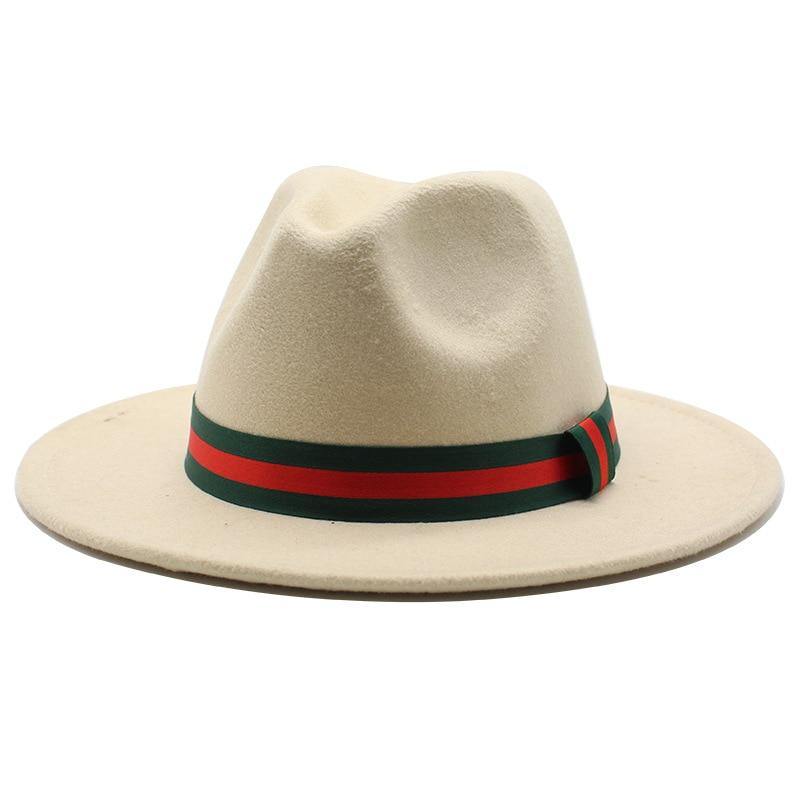 Unisex Wool Wide Brim Fedora Hats - AM APPAREL