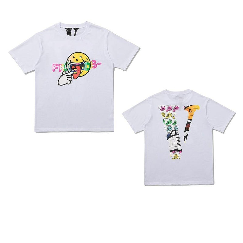 VLONE Unisex Cotton Streetwear Summer T-shirt - AM APPAREL