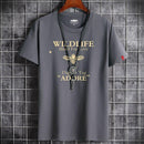 "WILDLIFE" Men's Graphic Vintage T-Shirt - AM APPAREL