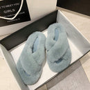 Women's Home Winter Furry Slippers - AM APPAREL