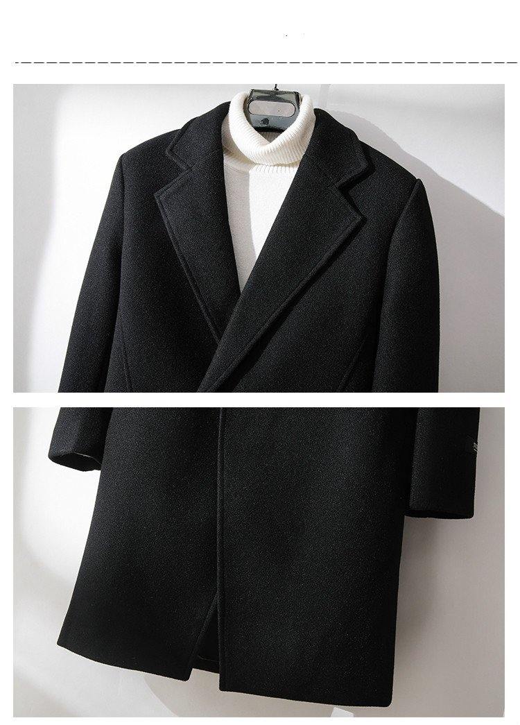 YASUG Casual Solid Color Men's Coat - AM APPAREL