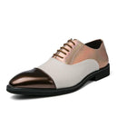 YRL Men's Multi Color Pantent Leather Oxfords - AM APPAREL