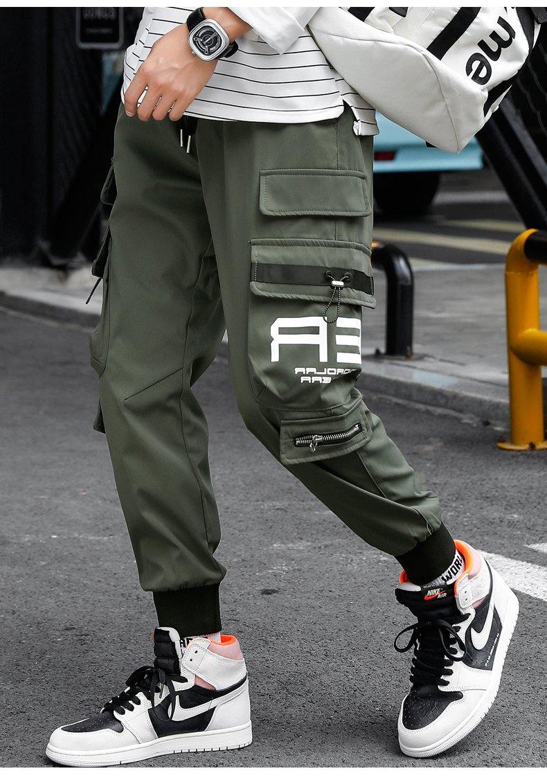 ZOE Men's Multi Pockets Cargo Pants - AM APPAREL